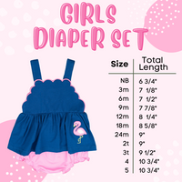 Girls Firecracker Diaper Set